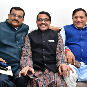 भाजपा प्रदेश अध्यक्ष के साथ  स्नेह के पल