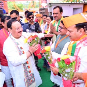 भाजपा राष्ट्रिय अध्यक्ष श्री  जे. पी. नड्डा जी का अभिवादन